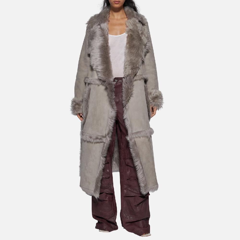 Salvatore Santoro CAPPOTTO IN SHEARLING - GREY In Saldo