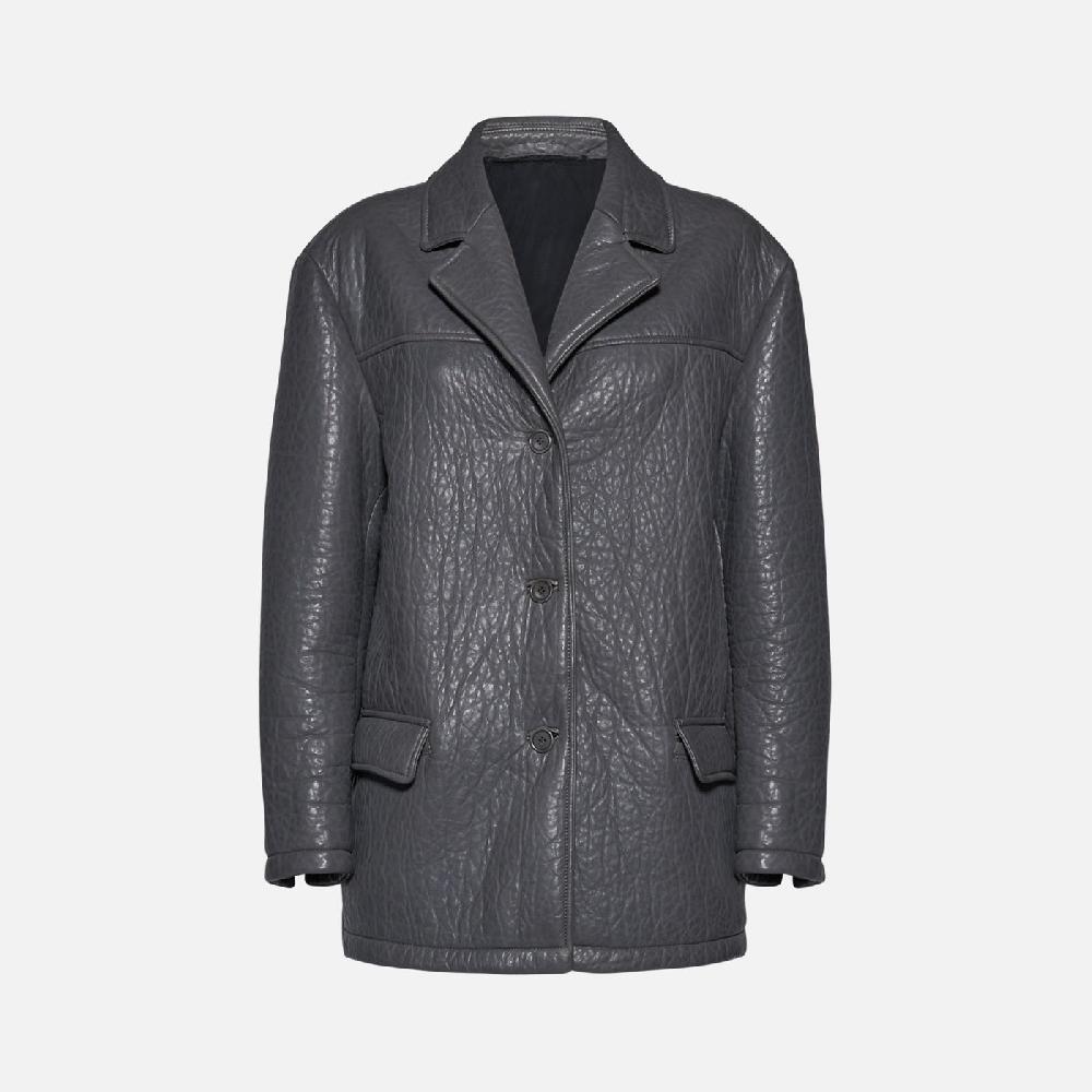 Salvatore Santoro GIACCA IN PELLE - GREY 2025