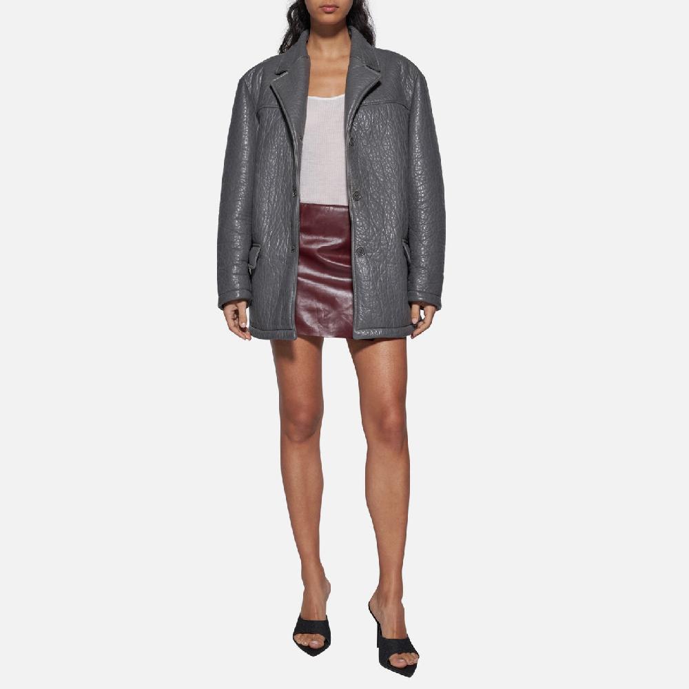 Salvatore Santoro GIACCA IN PELLE - GREY 2025