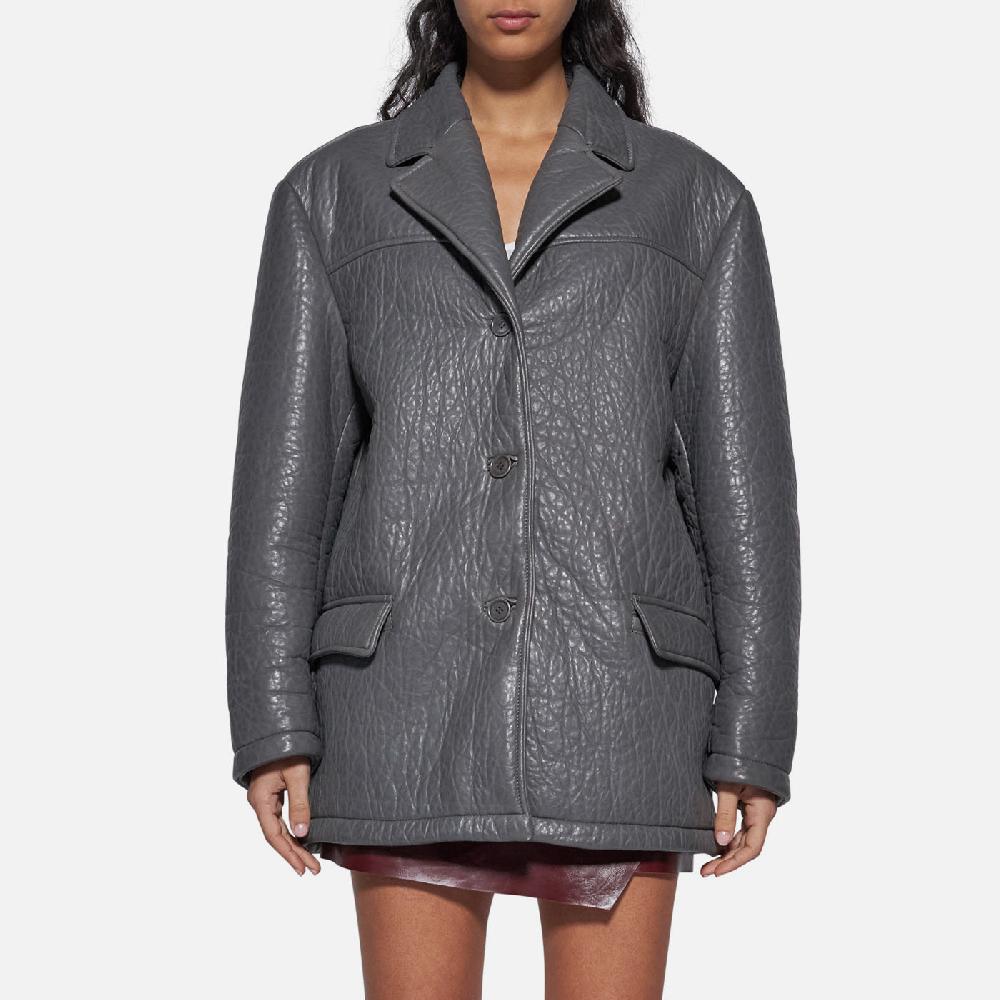 Salvatore Santoro GIACCA IN PELLE - GREY 2025