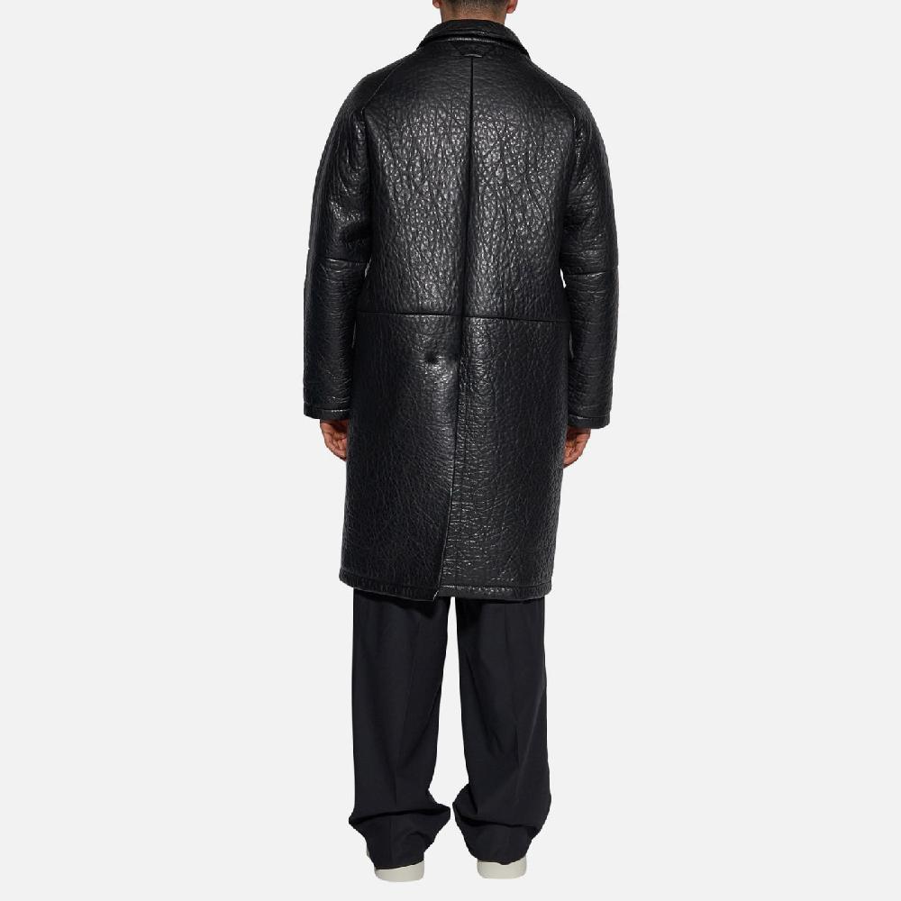Salvatore Santoro CAPPOTTO IN PELLE - BLACK In Linea
