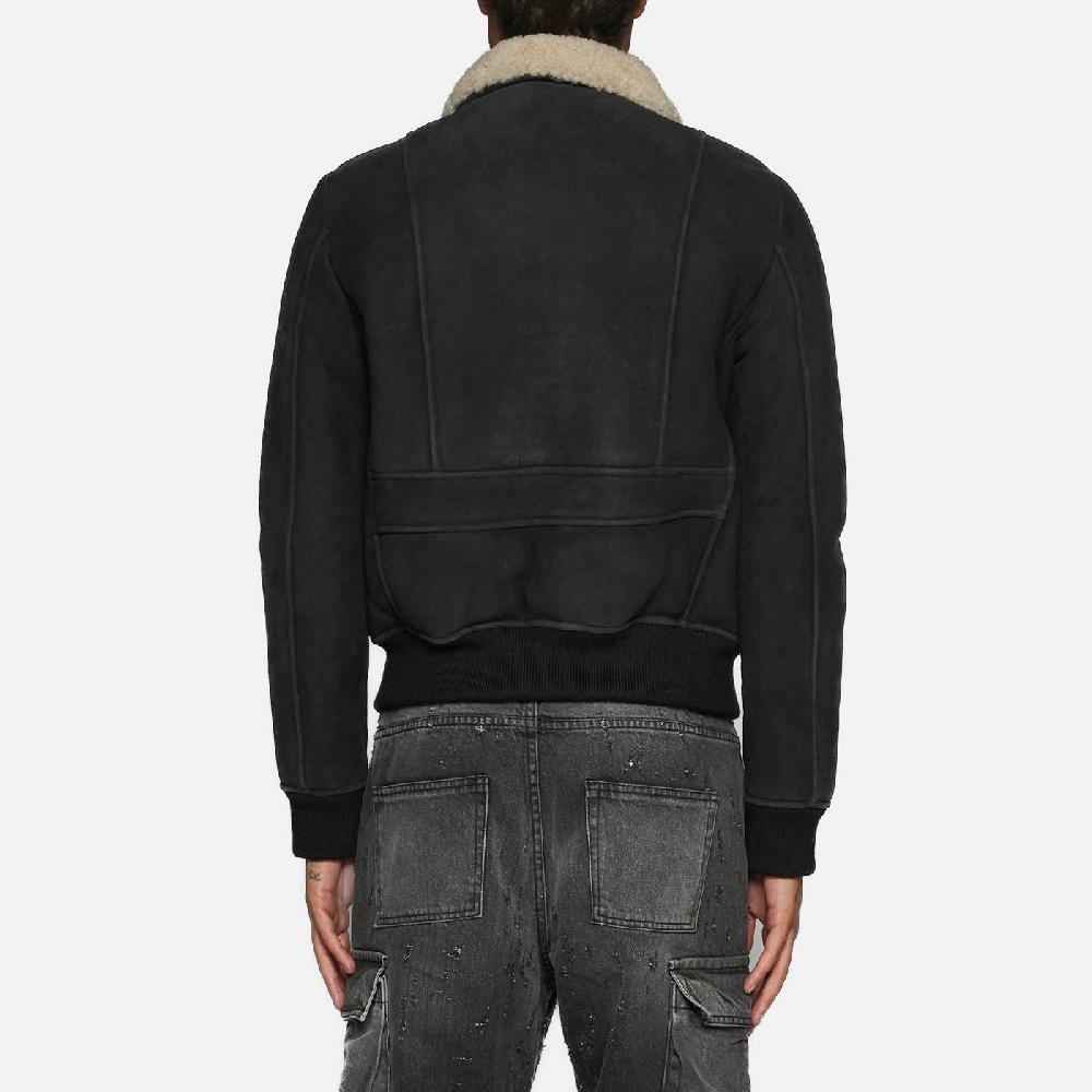 Salvatore Santoro GIACCA IN SHEARLING - BLACK Vendita
