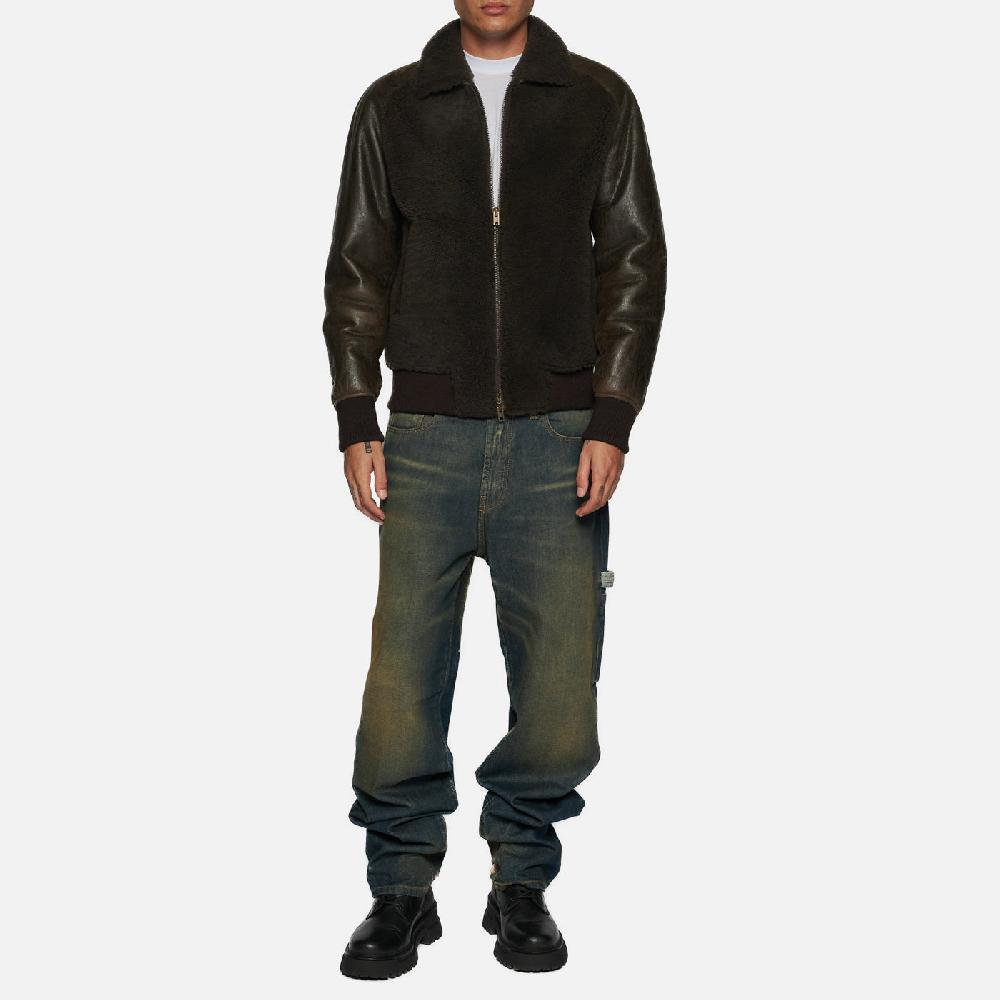 Salvatore Santoro GIACCA IN SHEARLING - BROWN Promozione