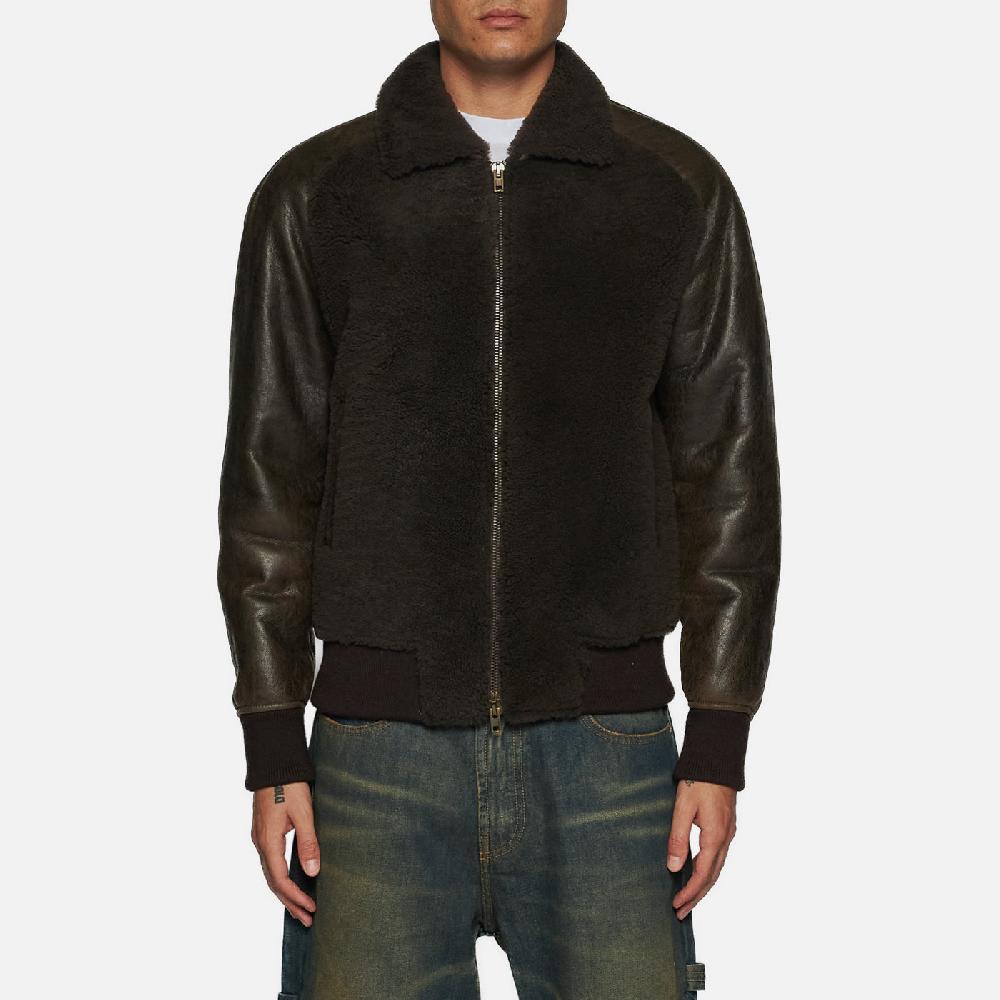 Salvatore Santoro GIACCA IN SHEARLING - BROWN Promozione