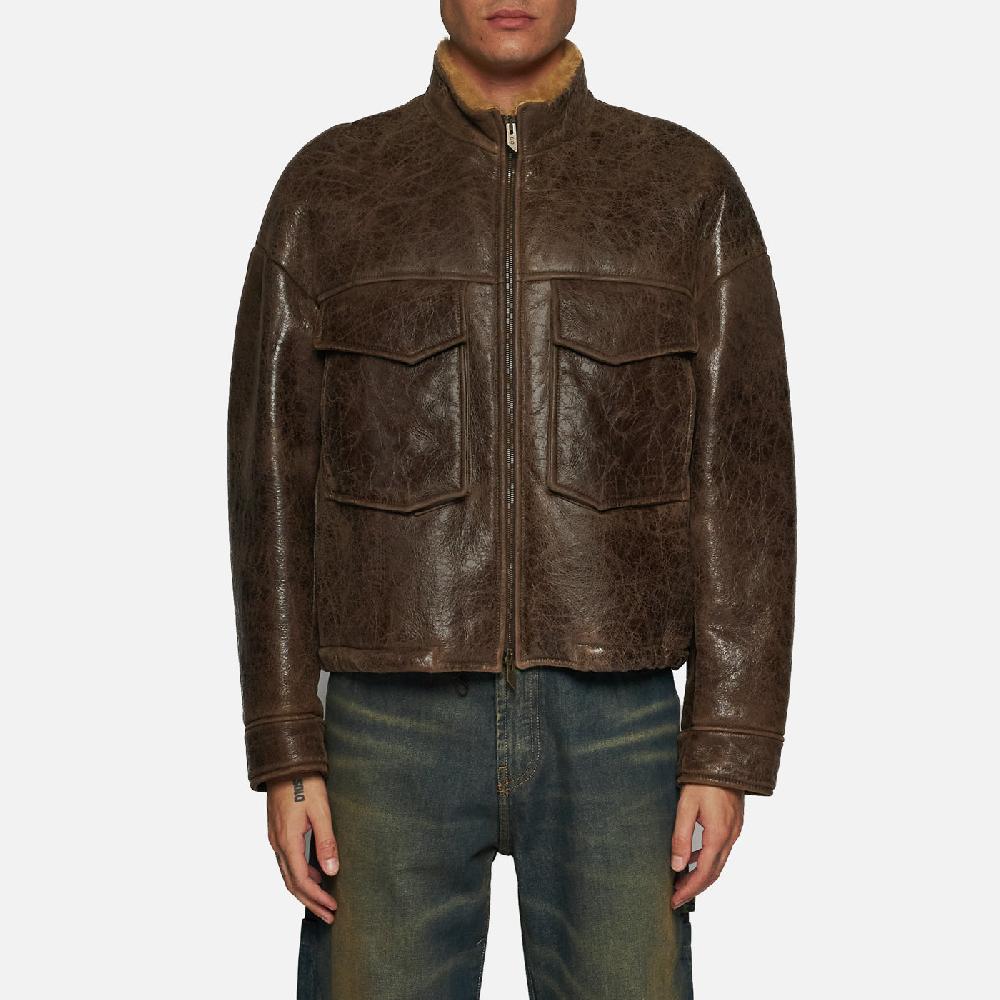 Salvatore Santoro GIACCA IN SHEARLING - BROWN Spedizione Gratuita