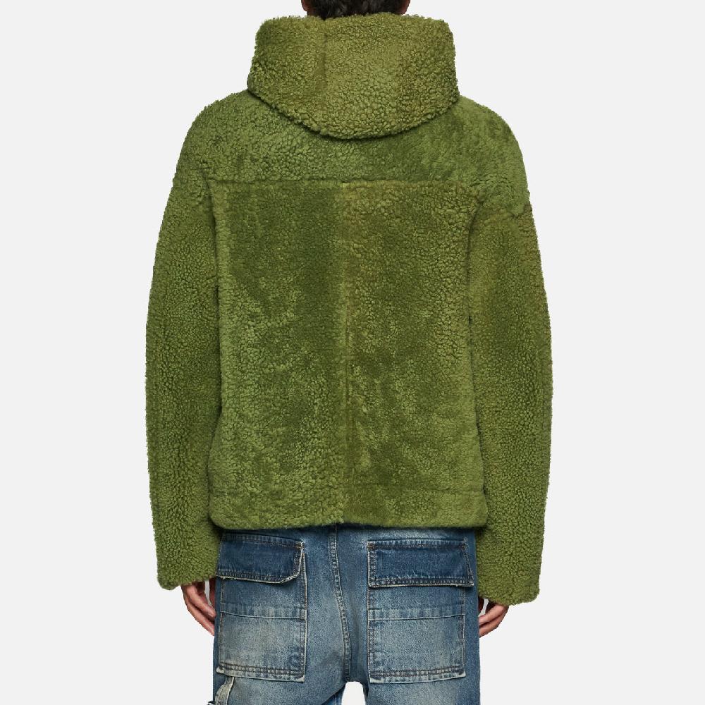 Salvatore Santoro GIACCA IN SHEARLING - GREEN Qualità Garantita