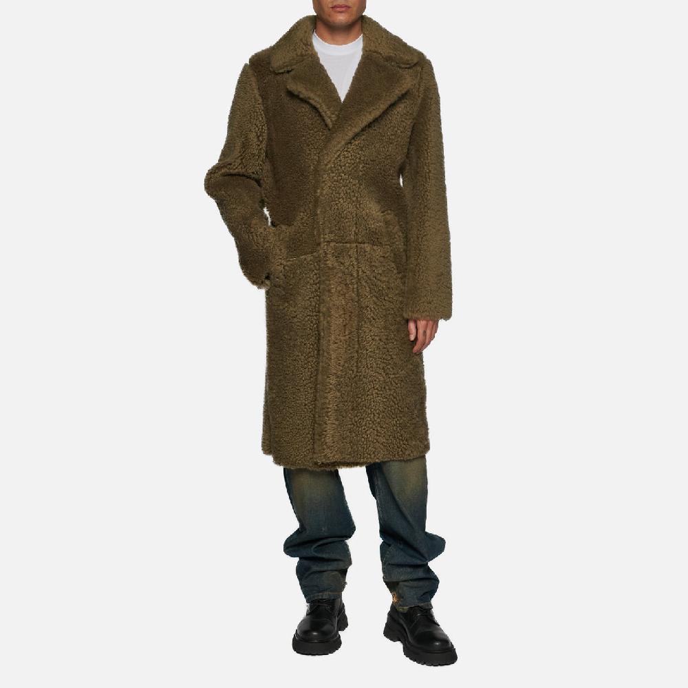 Salvatore Santoro CAPPOTTO IN SHEARLING - BEIGE Sottocosto