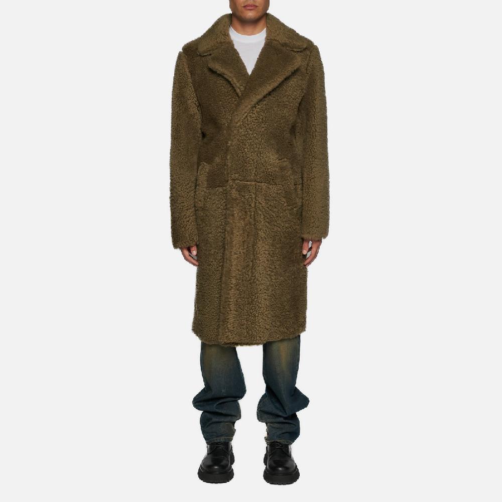 Salvatore Santoro CAPPOTTO IN SHEARLING - BEIGE Sottocosto
