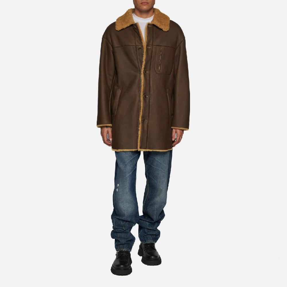 Salvatore Santoro CAPPOTTO IN SHEARLING - BROWN Convenienza