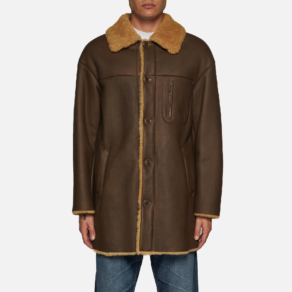 Salvatore Santoro CAPPOTTO IN SHEARLING - BROWN Convenienza