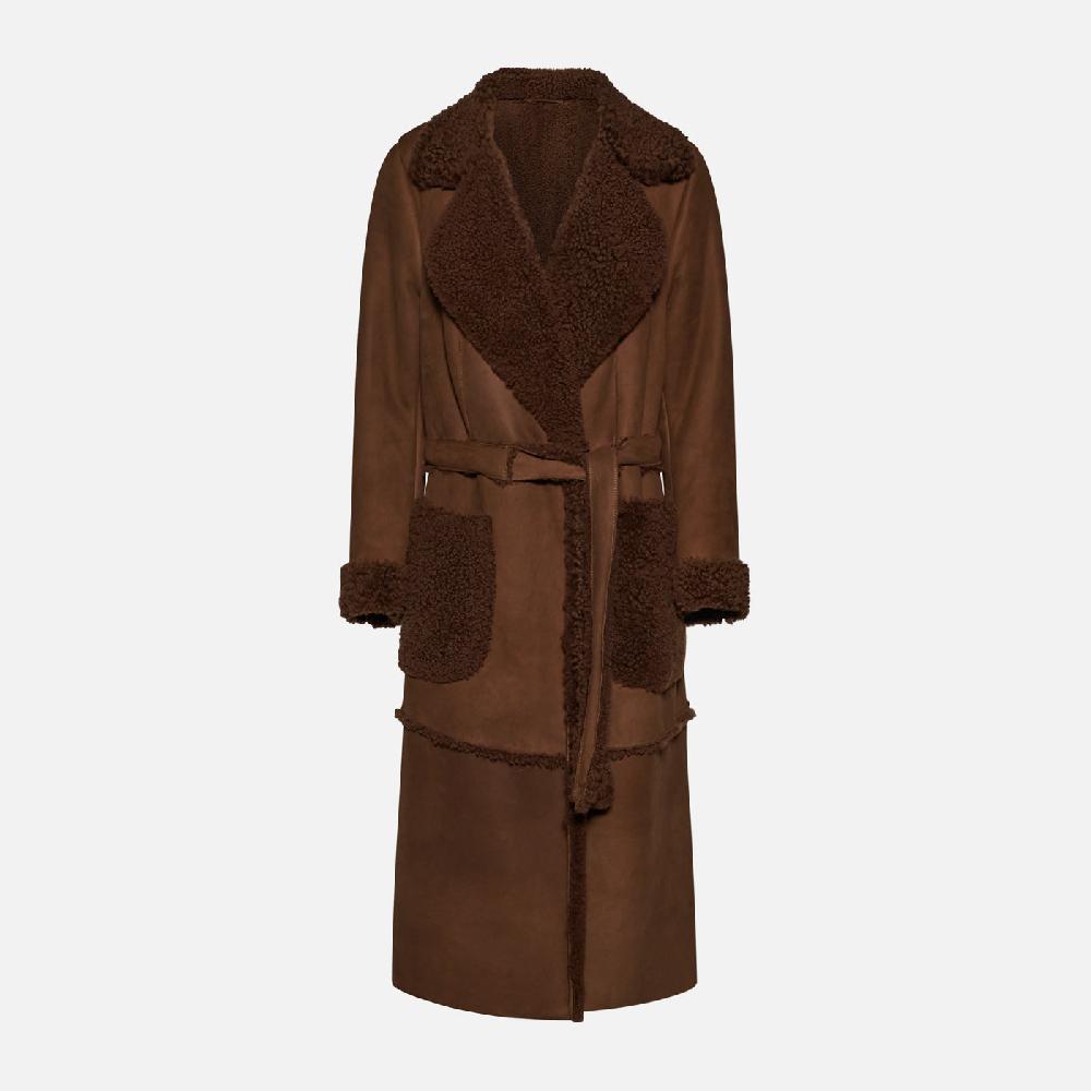Salvatore Santoro CAPPOTTO IN SHEARLING- BROWN
