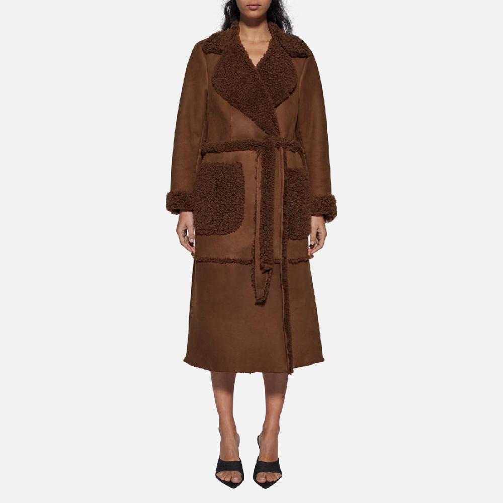 Salvatore Santoro CAPPOTTO IN SHEARLING- BROWN Economico