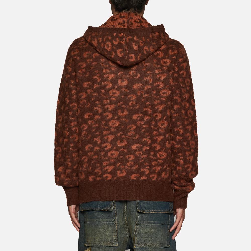 Salvatore Santoro MAGLIA CON CAPPUCCIO - BROWN Offerte