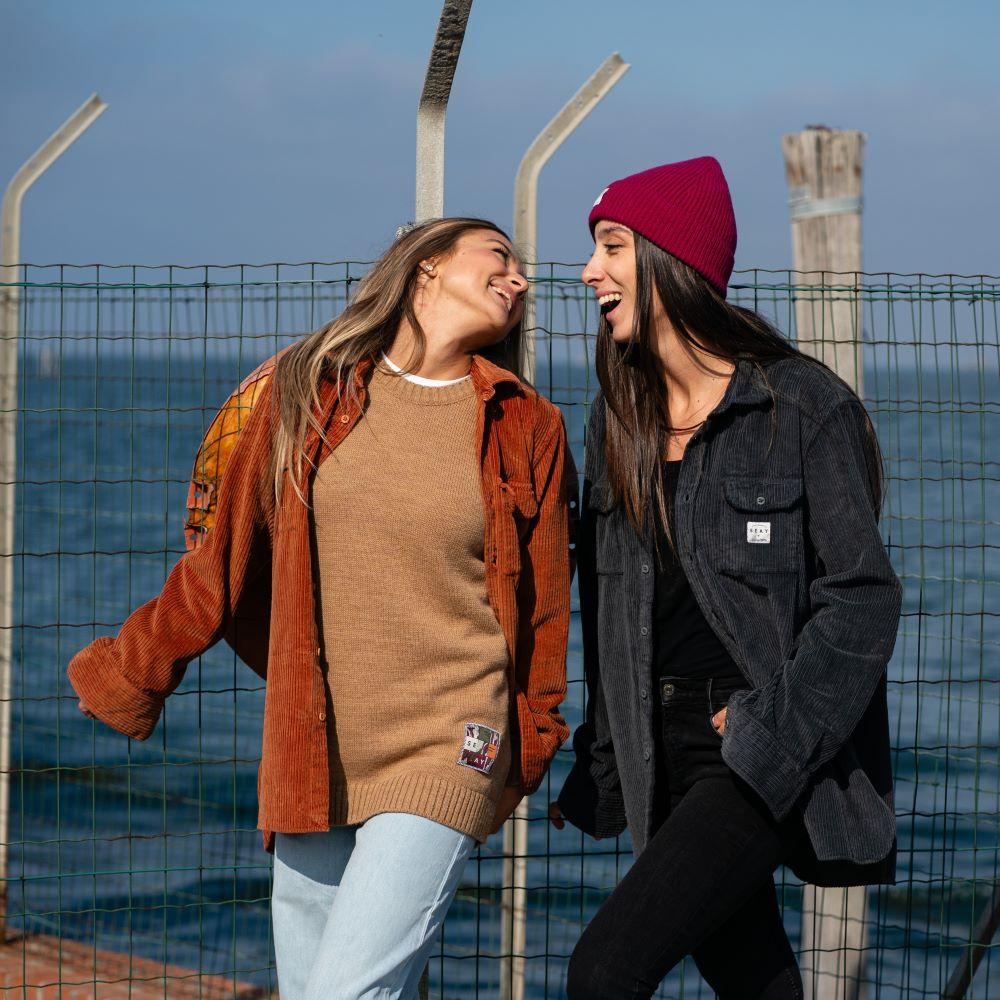 Seay / Camicia in Velluto a Coste Biscotto Delavé Shopping Online