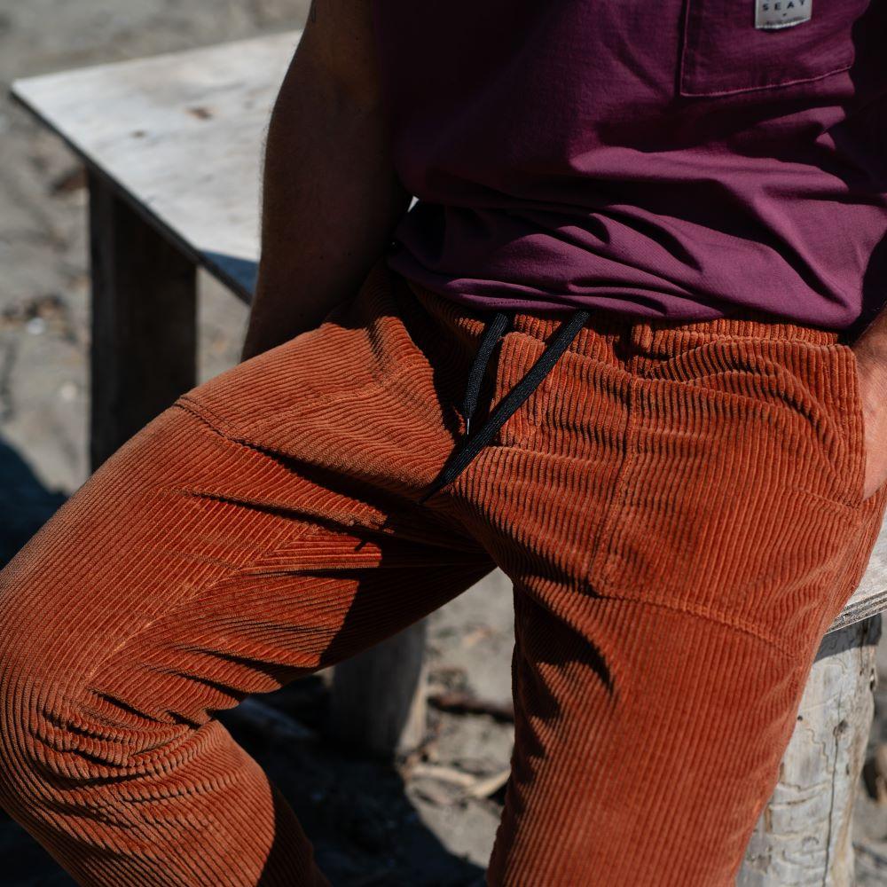 Seay / Pantalone Lungo Velluto Biscotto