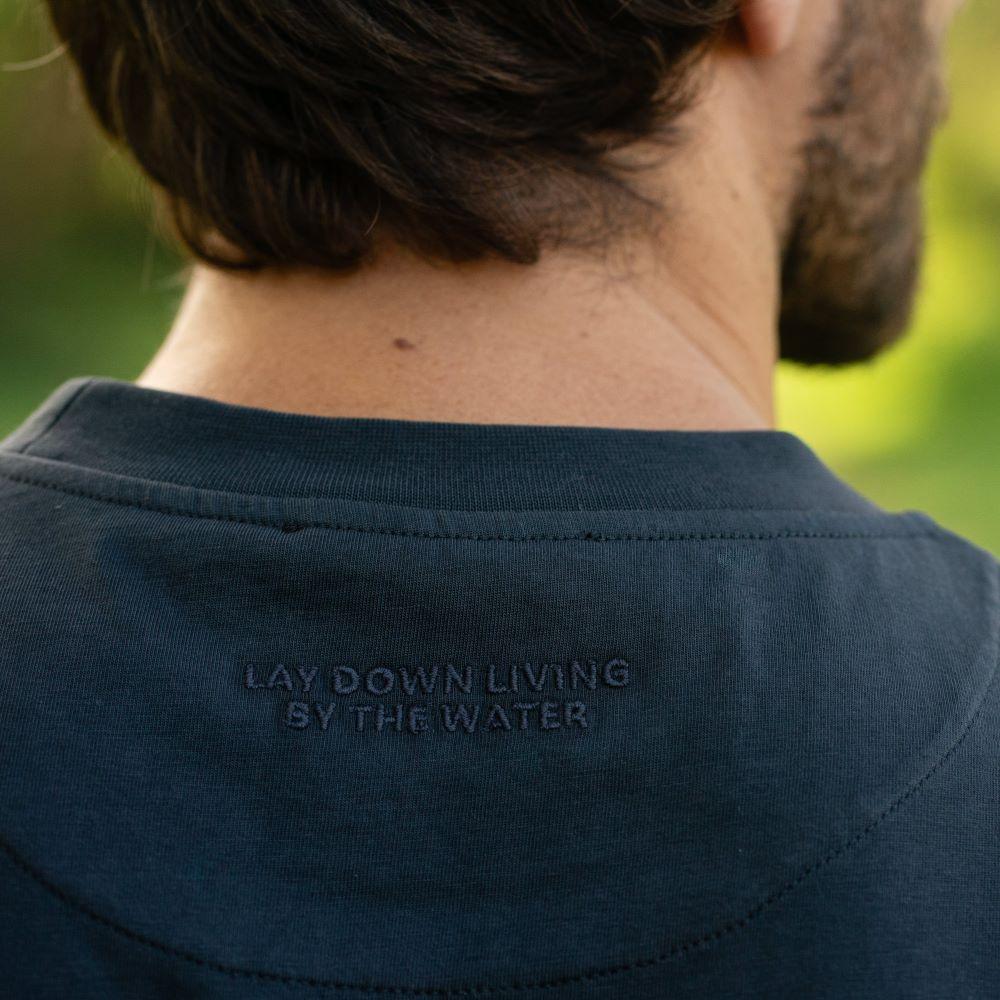 Seay / T-Shirt Nera Delavé Offerta migliore