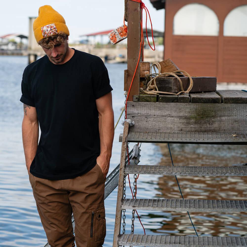 Seay / Cuffia Beanie Lana Ocra 2025
