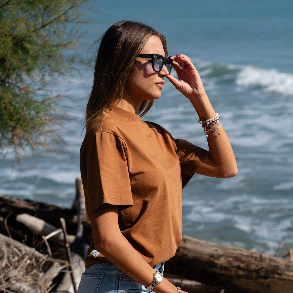Seay / T-Shirt Biscotto Delavé Comprane uno, ottenene uno gratis