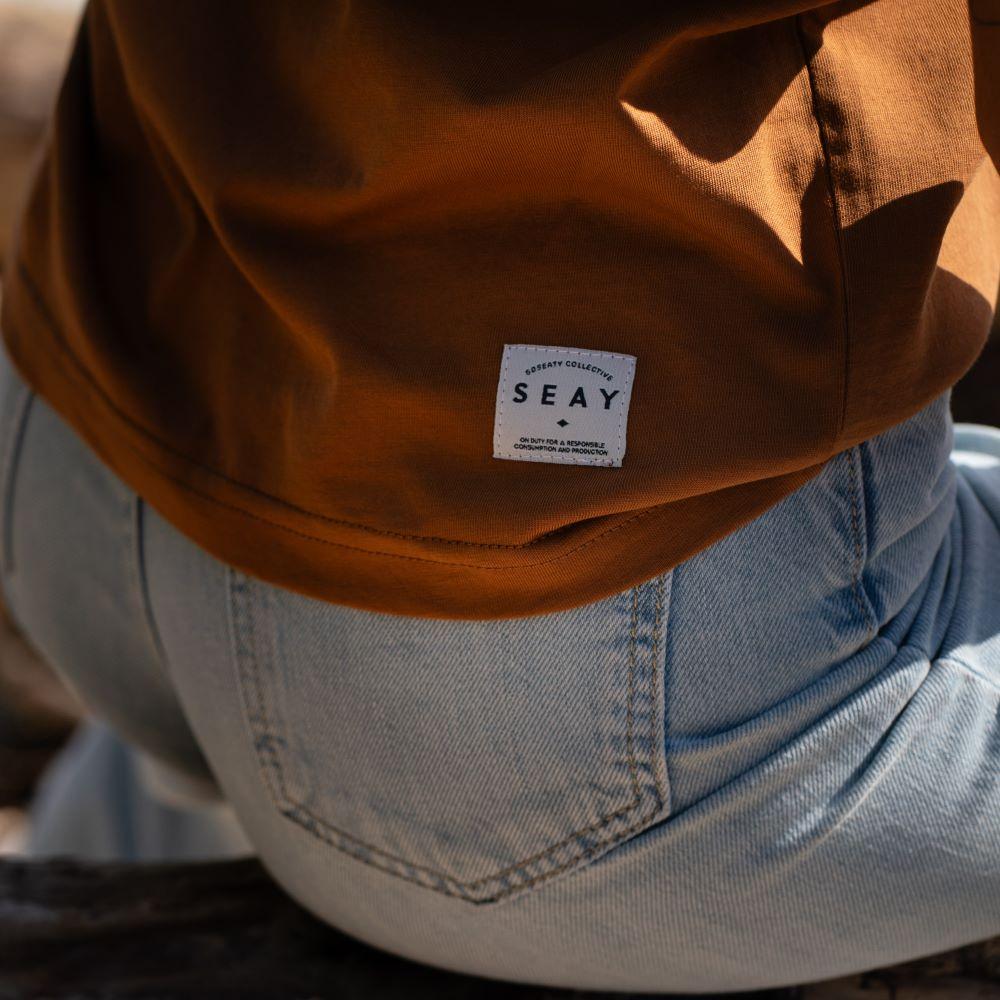 Seay / T-Shirt Biscotto Delavé Comprane uno, ottenene uno gratis