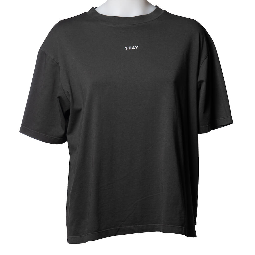 Seay / T-Shirt Loose Fit Nera Prezzo basso