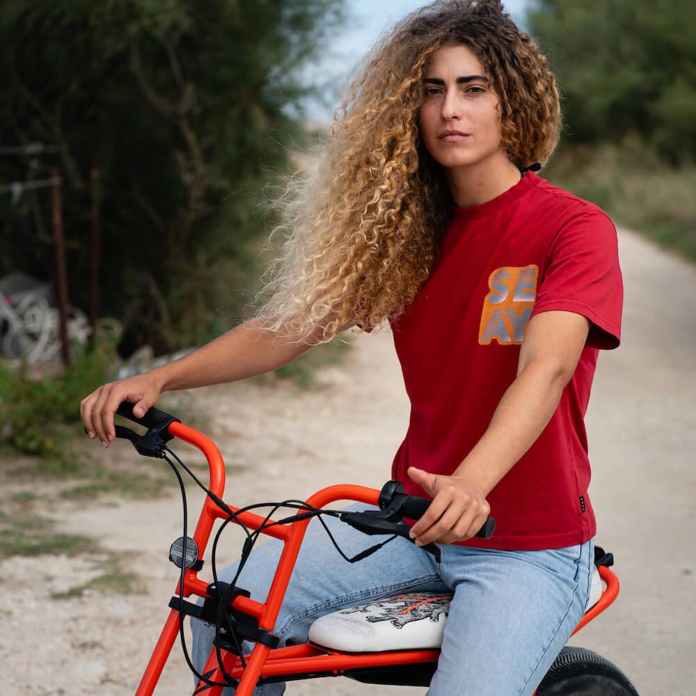 Seay / T-Shirt Loose Fit Rossa Affare Del Giorno