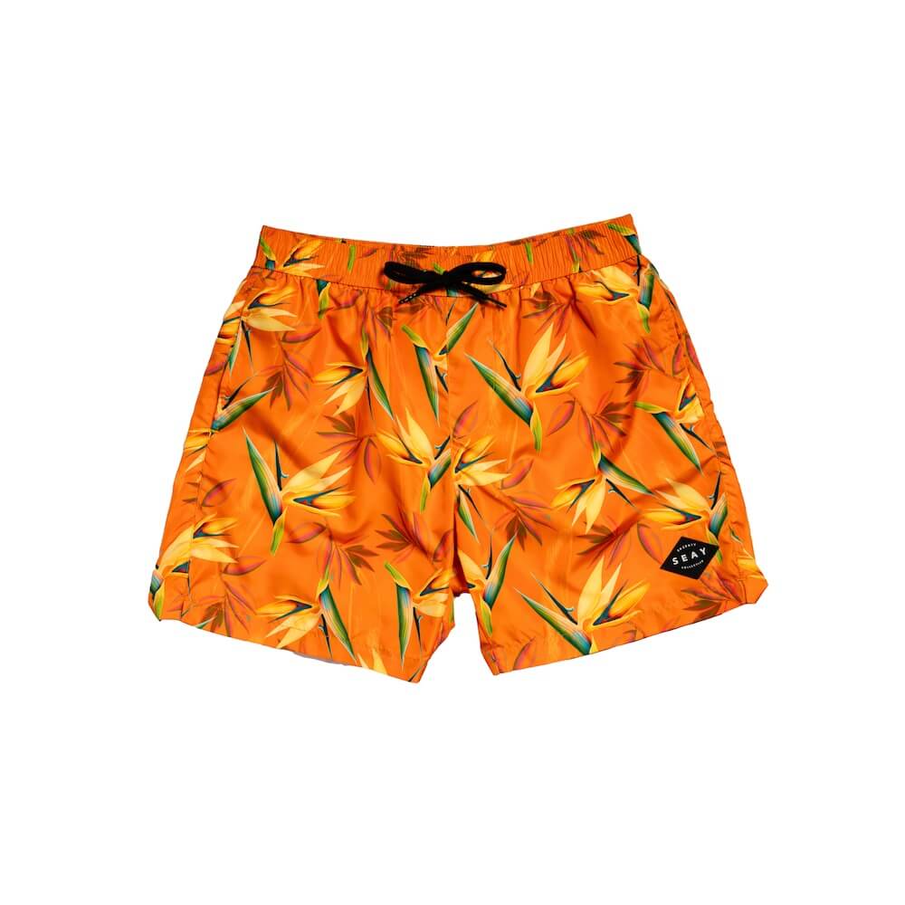 Seay / Costume da Bagno Medio Arancione Bird of Paradise Convenienza