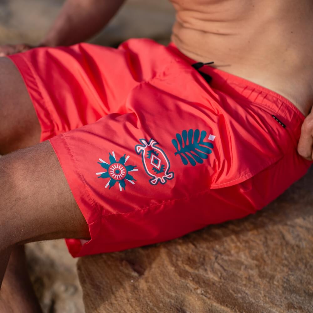 Seay / Costume da Bagno Medio Rosso Symbols Online