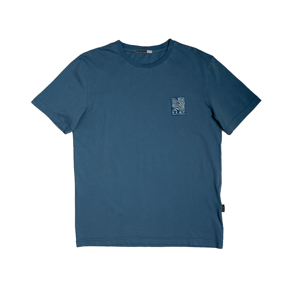 Seay / T-Shirt Blu Bamboo Soddisfazione Garantita