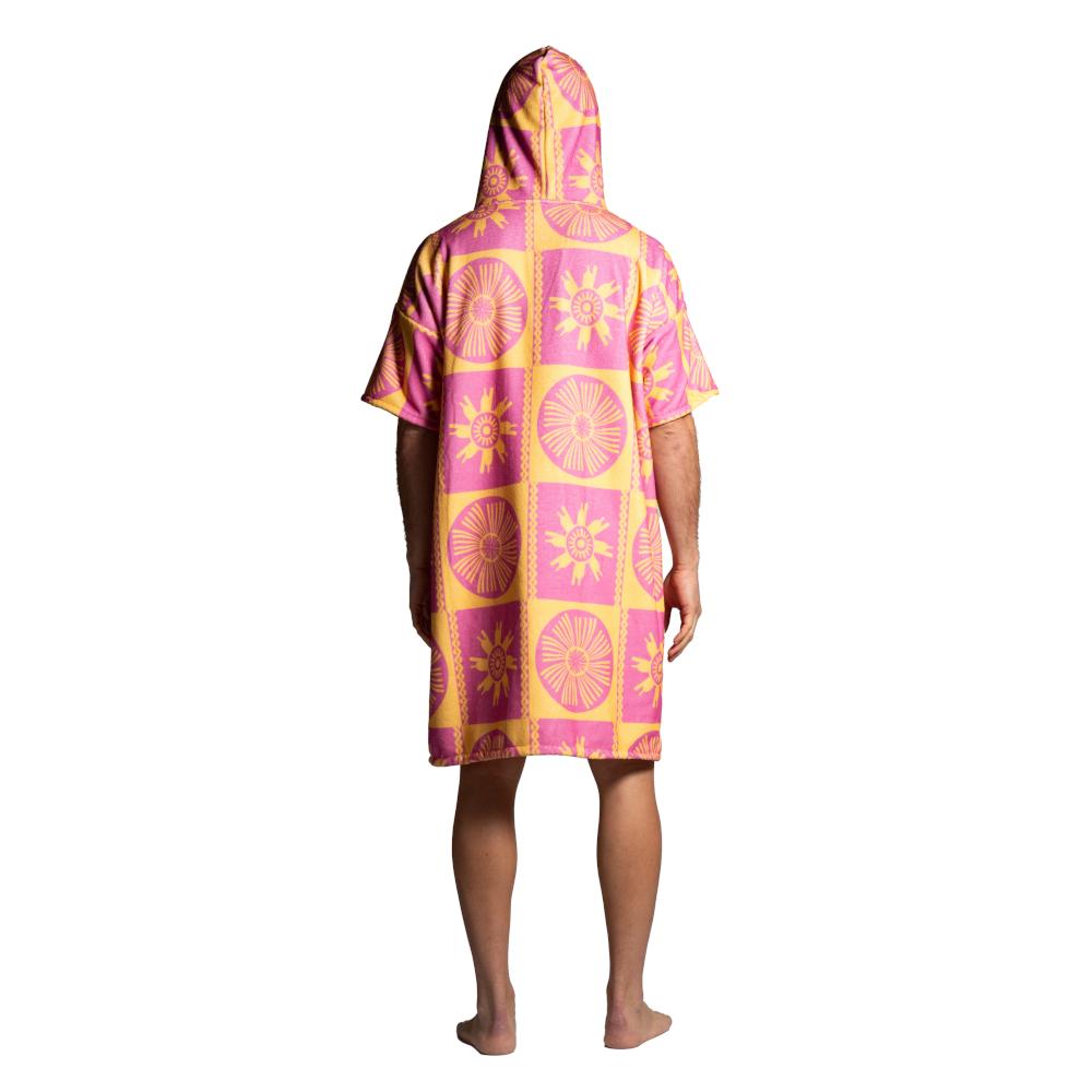 Seay / After Session Poncho Rosa Giallo Symbols Acquista Ora