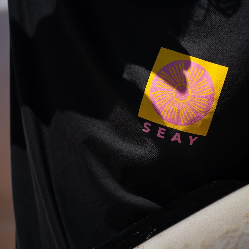 Seay / T-Shirt Nera Symbols Shopping Online