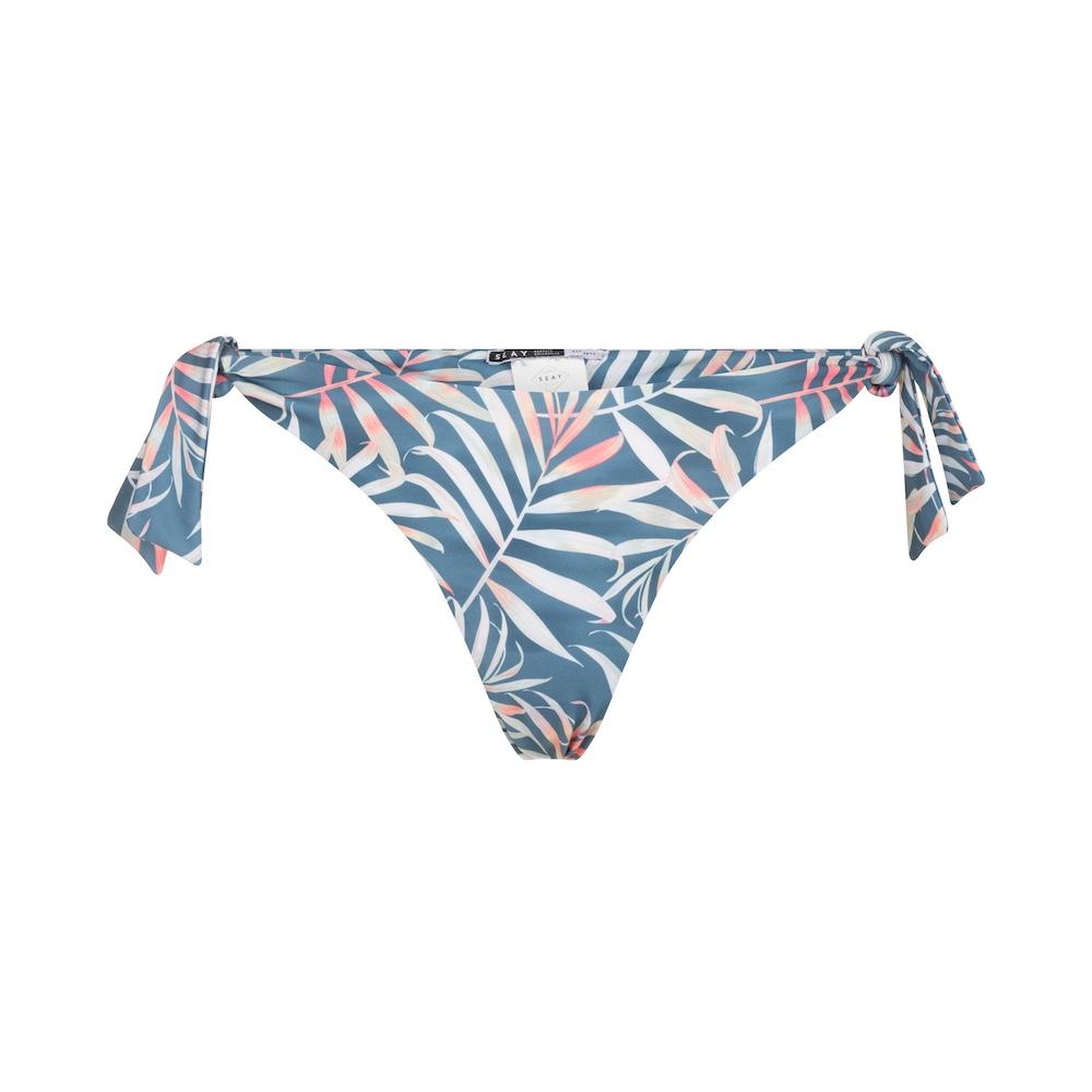 Seay / Slip Bikini con Laccetti Blu Bamboo Offerte