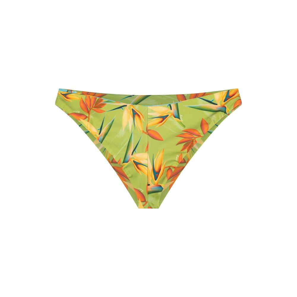 Seay / Slip Bikini Reversibile Azzurro Verde Bird of Paradise Saldi Di Fabbrica