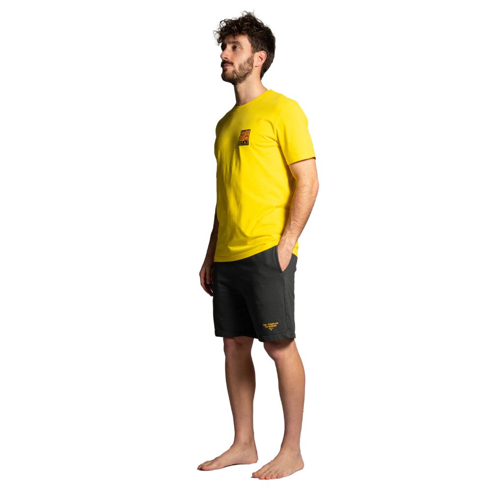 Seay / T-Shirt Gialla Symbols Vendite Flash