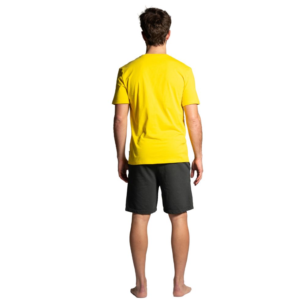 Seay / T-Shirt Gialla Symbols Vendite Flash