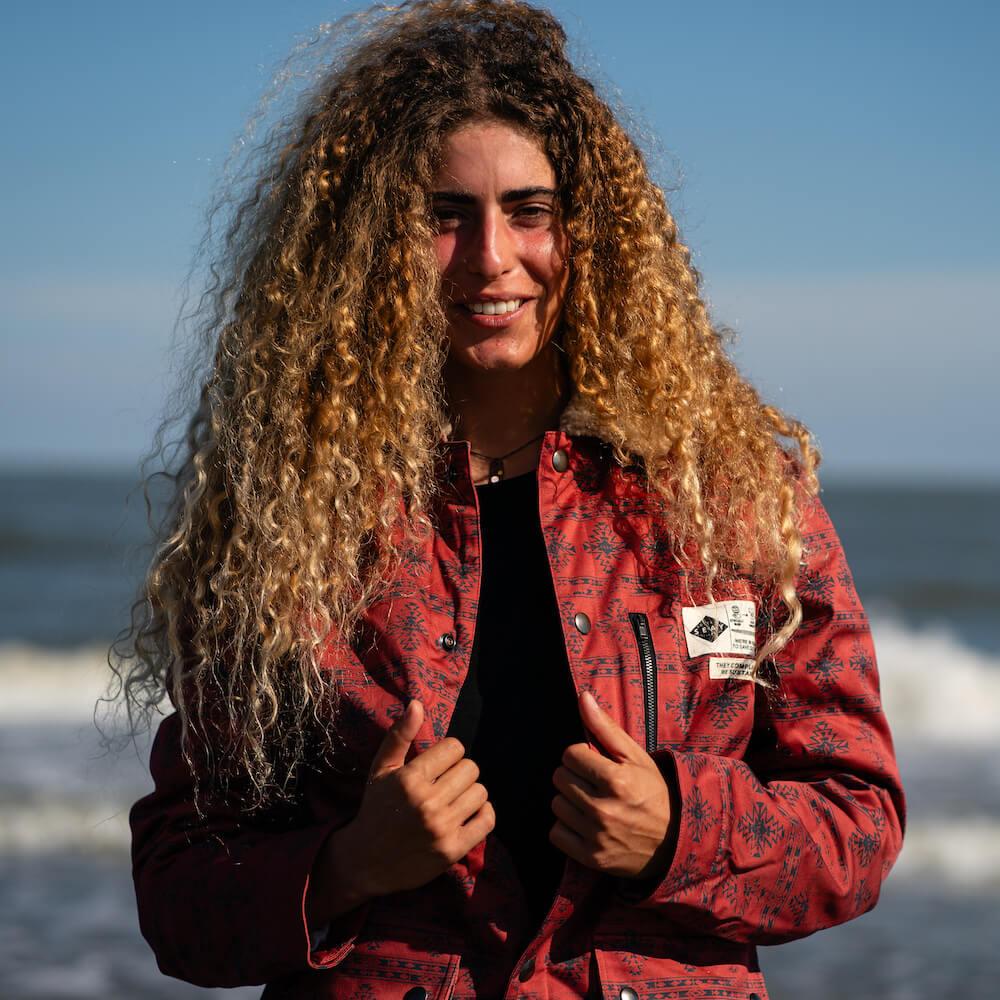 Seay / Giacca Denim Orsetto Rossa Laguna Novità