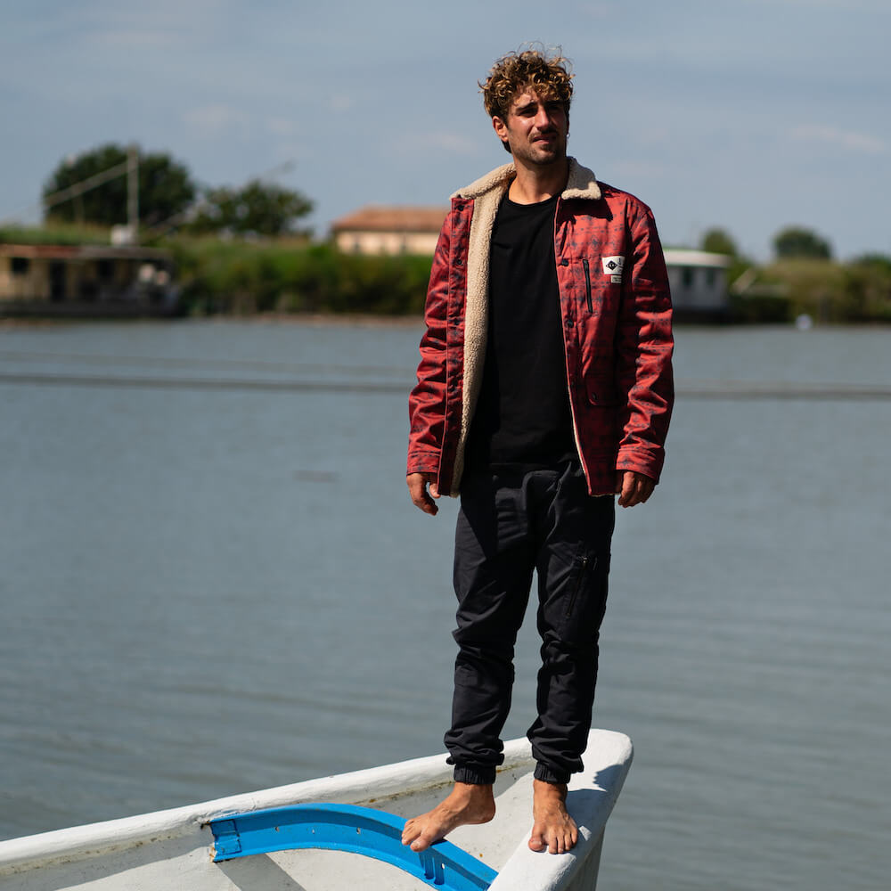 Seay / Giacca Denim Orsetto Rossa Laguna Novità