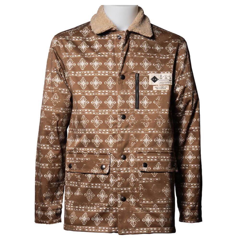 Seay / Giacca Denim Orsetto Marrone Laguna Sconto