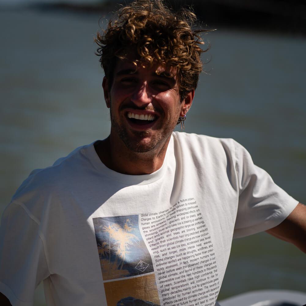 Seay / T-Shirt Bianco Naturale Ikaika Italy