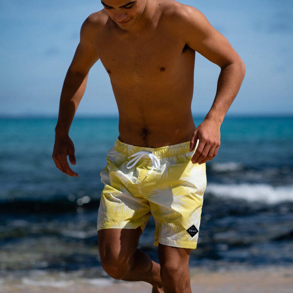 Seay / Swim Boxer Medio Giallo Soffioni Shopping Online