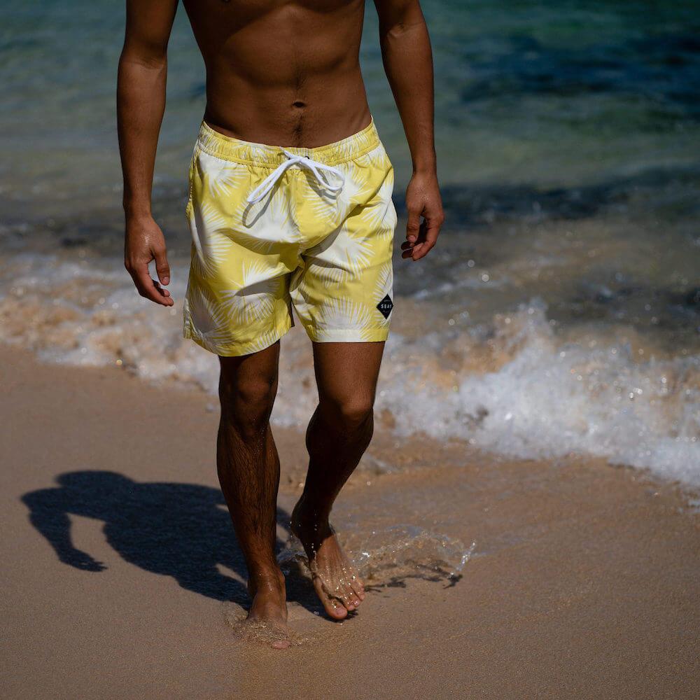 Seay / Swim Boxer Medio Giallo Soffioni Shopping Online