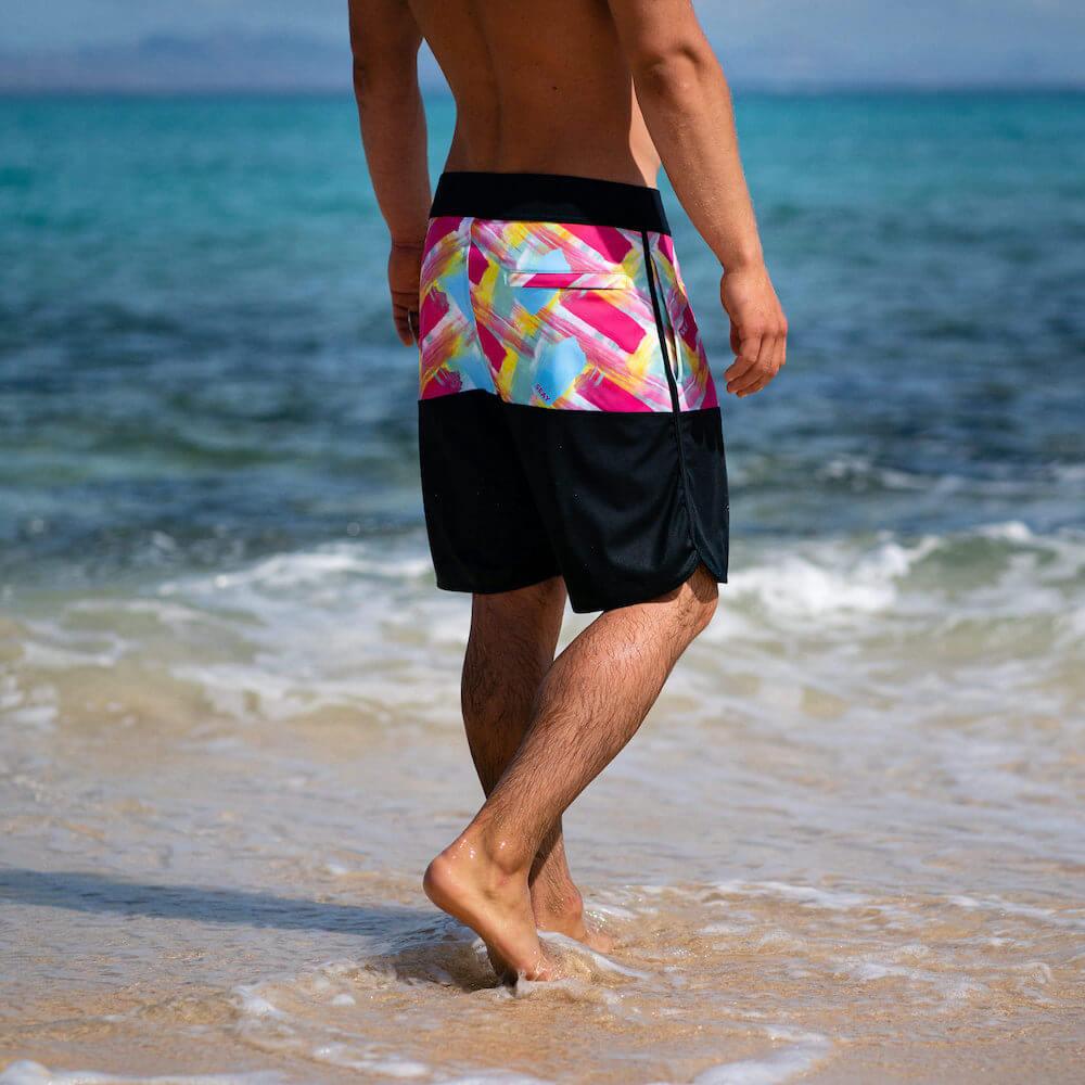Seay / Boardshort Fucsia & Blu Alapai Economico