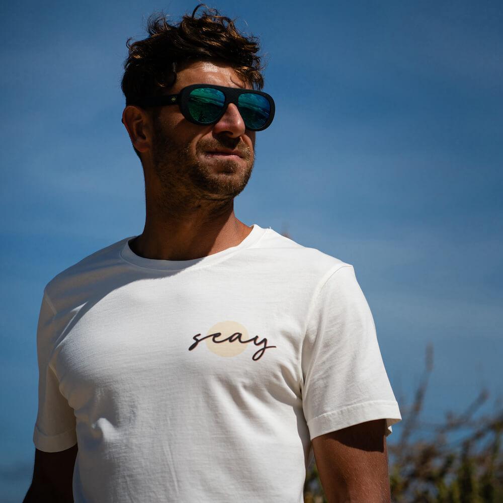 Seay / T-Shirt Bianco Naturale Kaleo Saldi