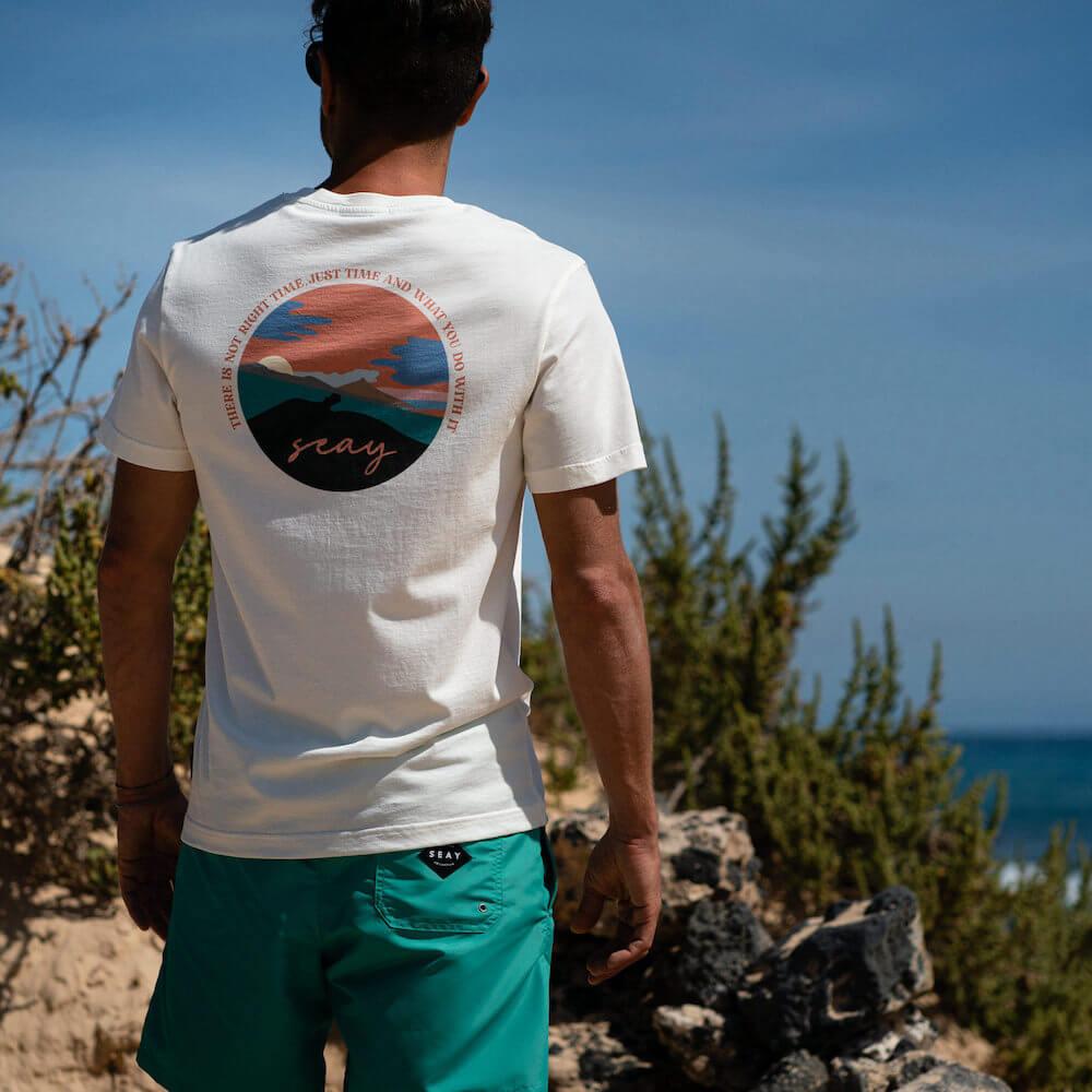 Seay / T-Shirt Bianco Naturale Kaleo Saldi