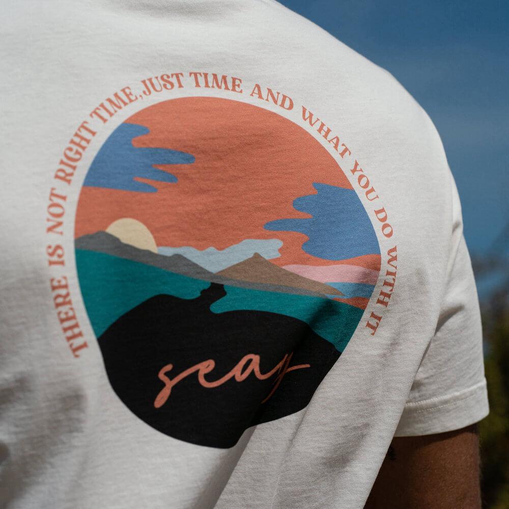 Seay / T-Shirt Bianco Naturale Kaleo Saldi