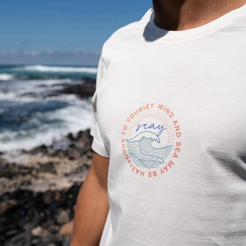 Seay / T-Shirt Bianco Naturale Kaleo Vendite Flash