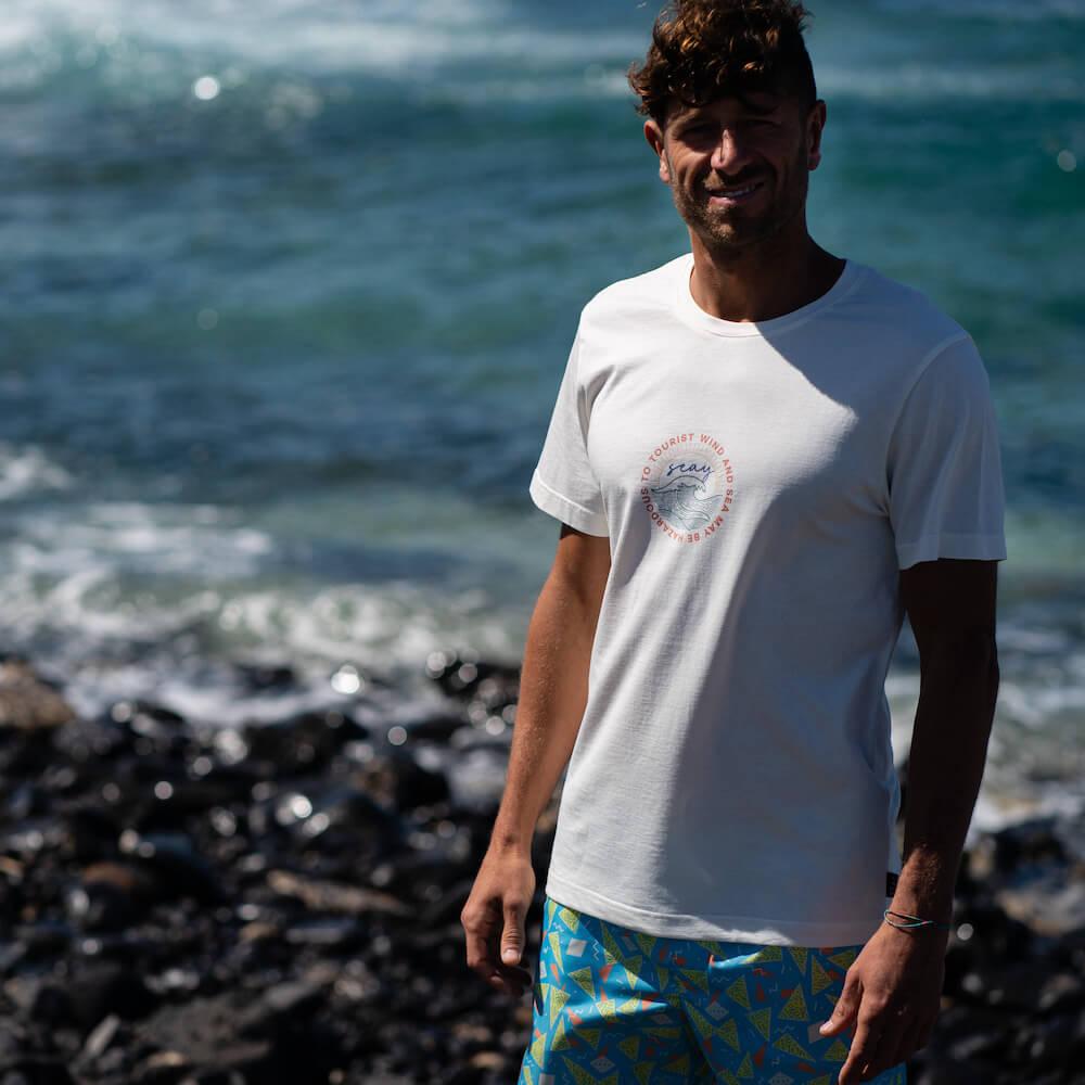 Seay / T-Shirt Bianco Naturale Kaleo Vendite Flash