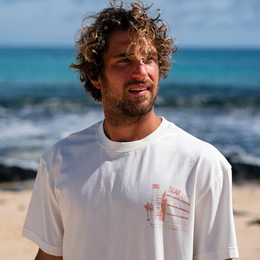 Seay / T-Shirt Bianco Naturale Ikaika Negozio