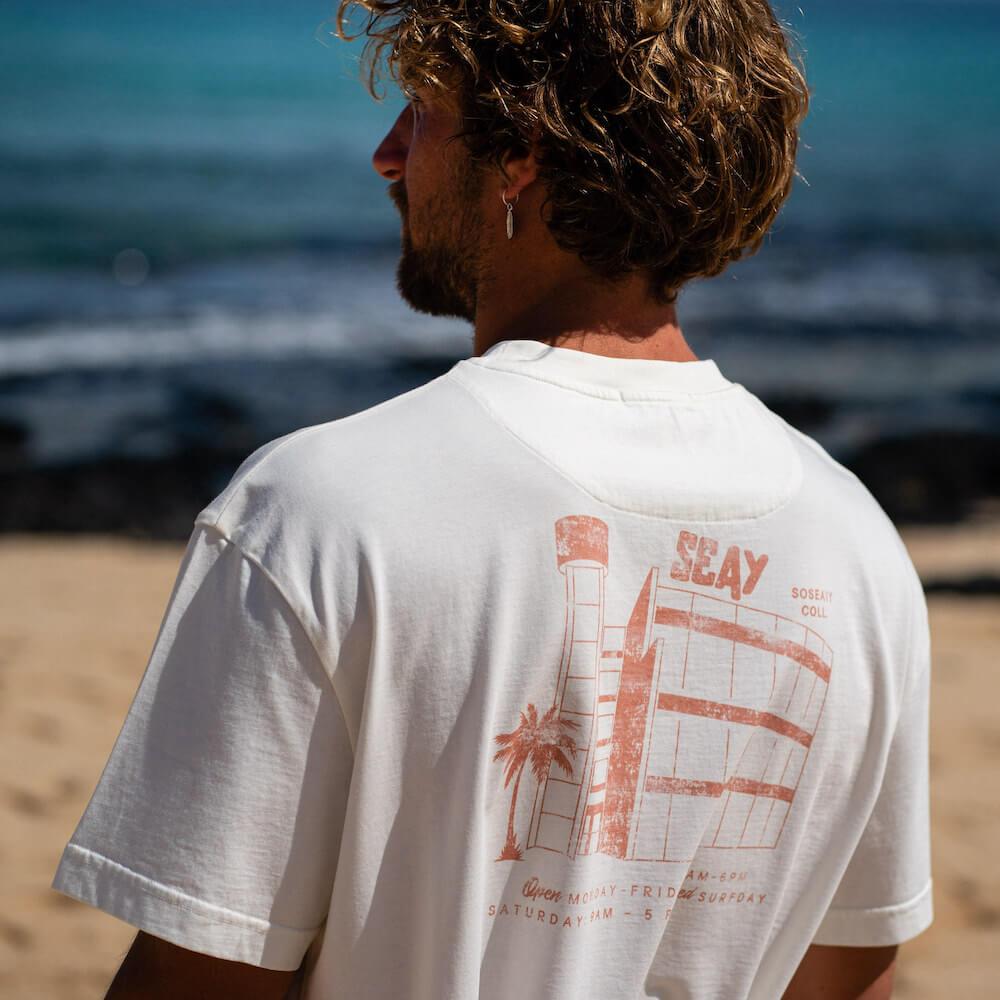 Seay / T-Shirt Bianco Naturale Ikaika Negozio