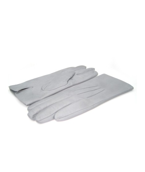 Sermoneta Gloves Guanto in Capretto 2bt con 3 cordoni fod. cashmere Grigio Perla Acquista Ora