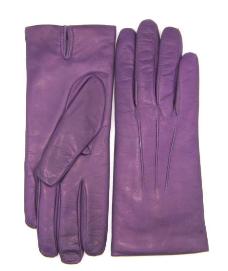Sermoneta Gloves Guanto in Capretto 2bt con 3 cordoni fod. cashmere Viola Fino Al -60%